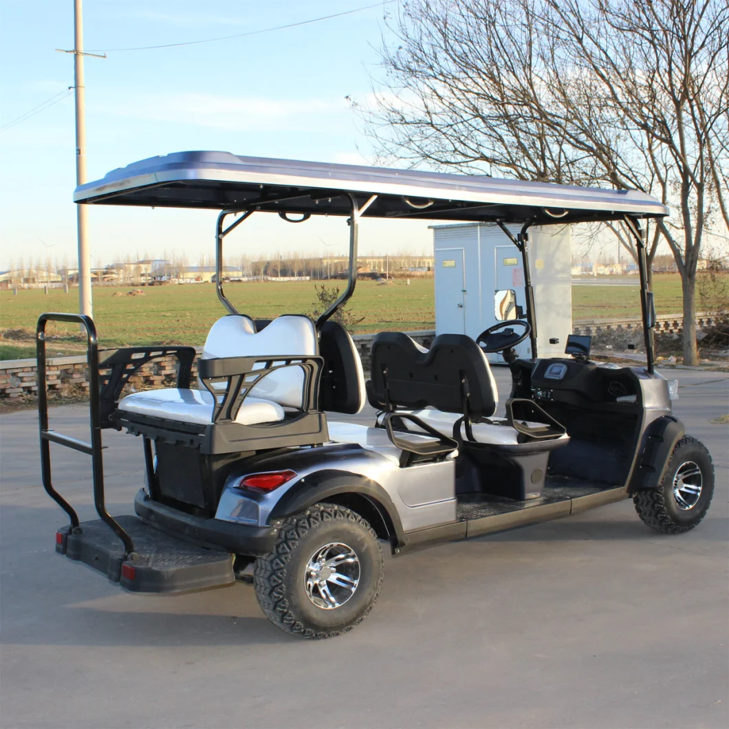 2/4/6/8/10 Seater/Seat/Passenger Lead Acid/Lithium Battery Electric Golf Cart, Golf Buggy, Golf Car, Club Car with Folded Backseat Storage Box with CE and DOT