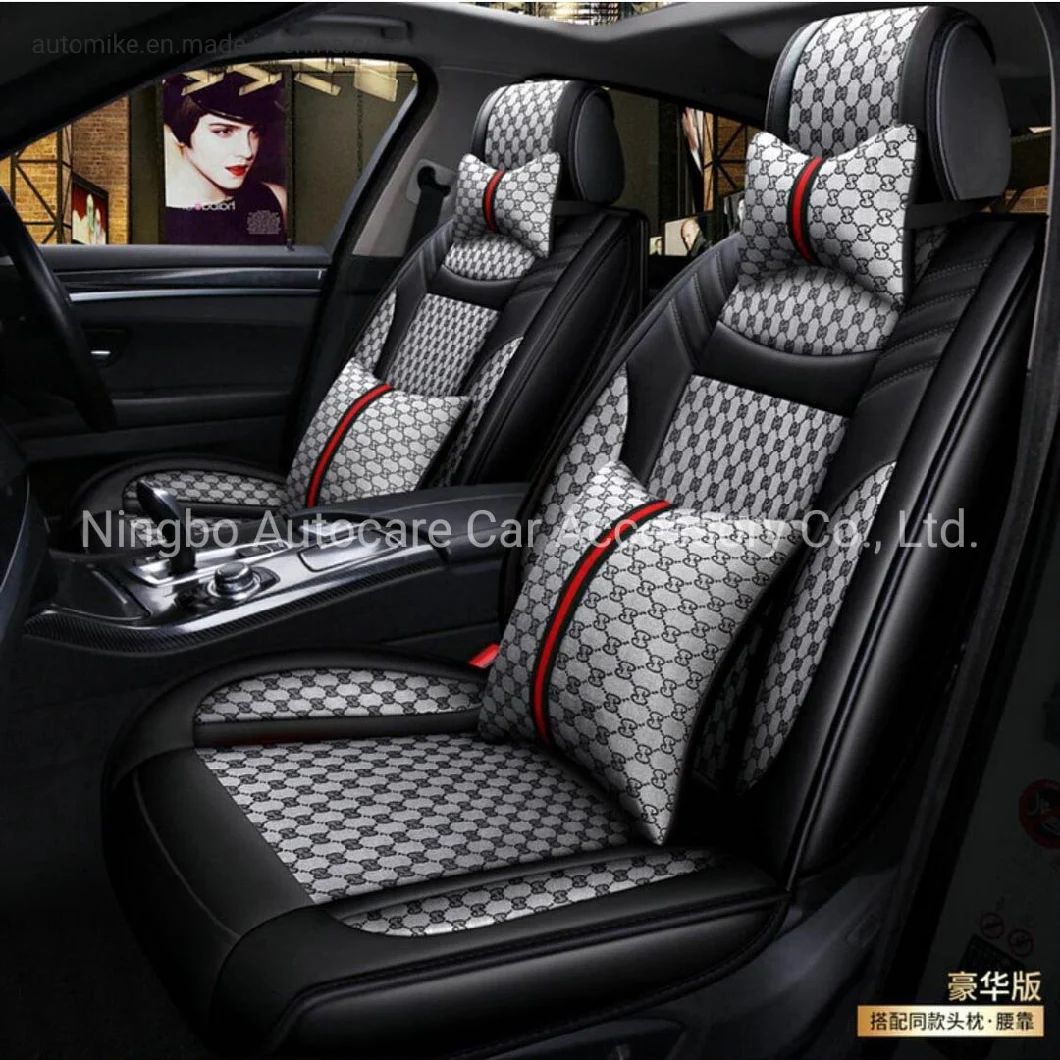 Car Accessories Car Decoration Car Seat Cover Universal High Quality Red Pure Leather Auto Car Seat Cushion