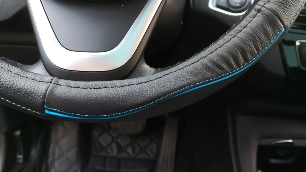 Leather Edge Car Steering Wheel Cover