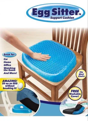  Coussin de siège de voiture en gel Egg Gel Sitter pour la conduite automobile utilisé n'importe où.  (TV1002)