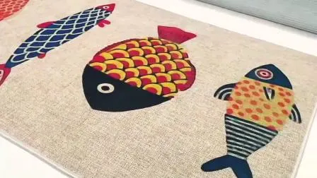 Tapis de sol de cuisine en gros doux et respectueux de l'environnement tapis en caoutchouc tapis de porte moderne