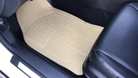 4 tapis de sol universels en caoutchouc pour voiture, protection contre les intempéries.