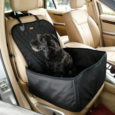 Housse de siège de voiture pour animaux de compagnie, sac de siège avant imperméable pour chiens