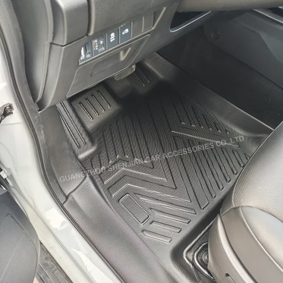 Tapis de coffre de voiture en cuir 3D TPV de protection contre les intempéries pour 2019 Tucson