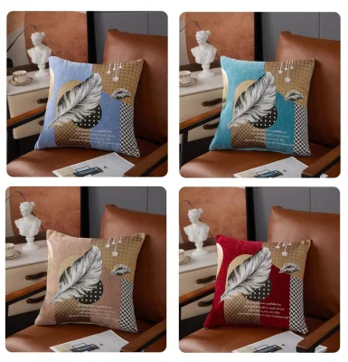 Nouveau Style européen décor à la maison coussin coussins canapé chaise siège texte animaux housse de coussin taie d'oreiller décorative